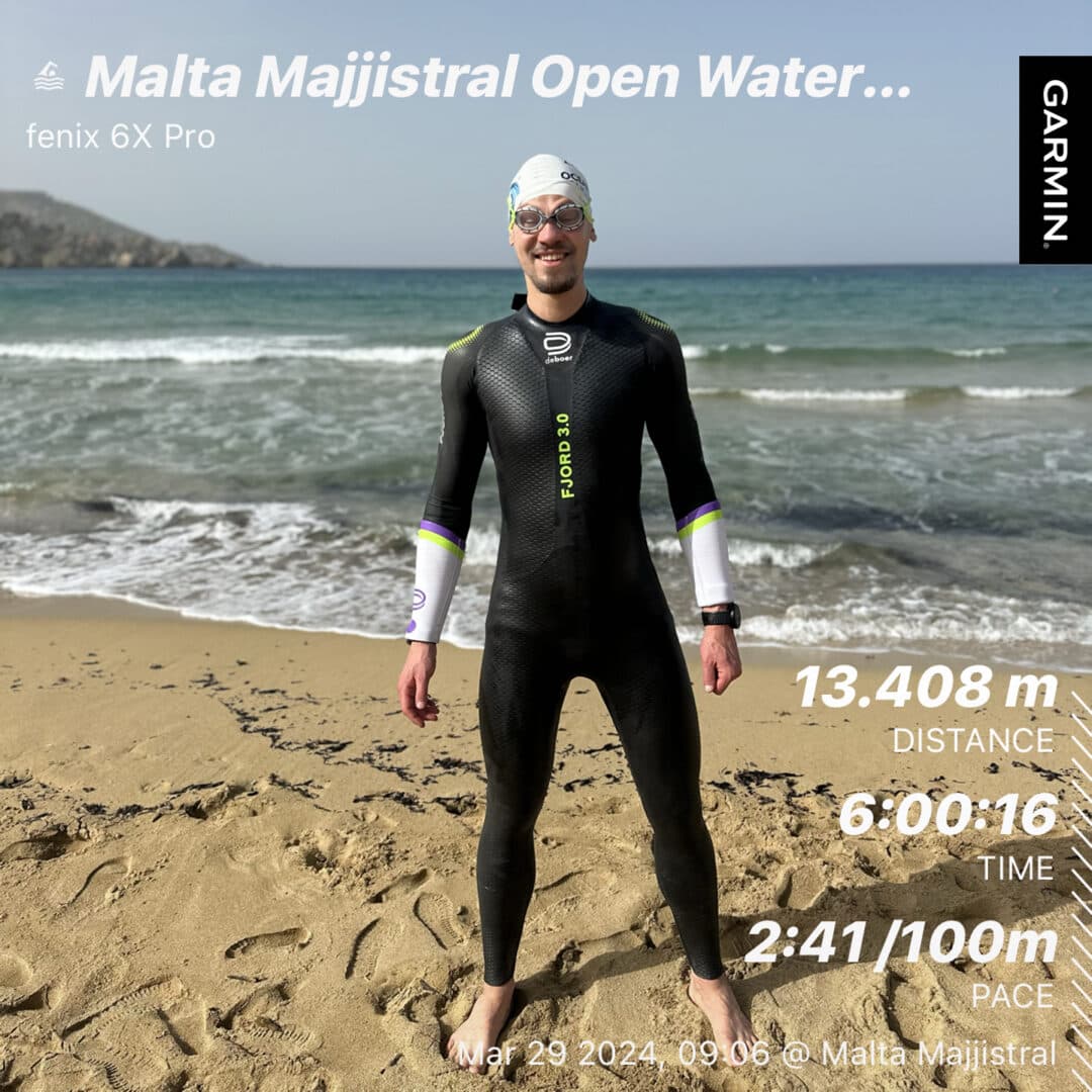 Langdistanz Schwimmen Malta